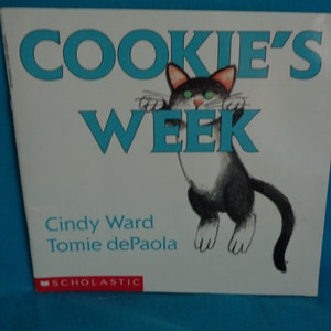 1990 Cookie&#39;s Week book by Cindy Ward and Tomie dePaola