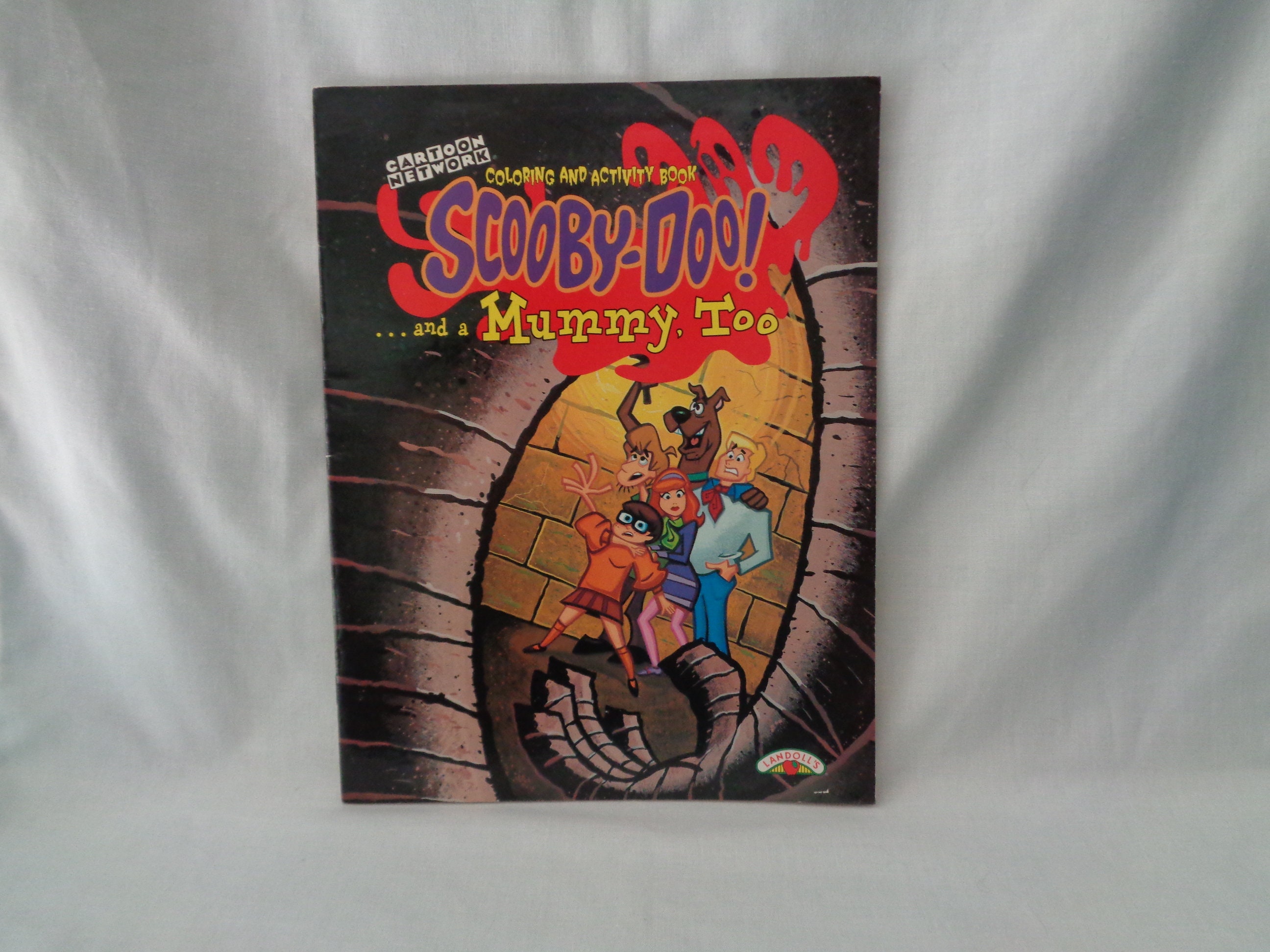 Vintage 1998 Cartoon Network Landoll's Scooby-doo! and a Mummy