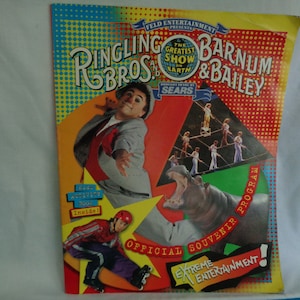 1997 Ringling Brothers and Barnum & Bailey Circus Souvenir Program 127th Edition