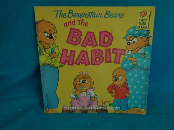 1986 The Berenstain Bears and the Bad Habit book by Stan & Jan | Etsy
