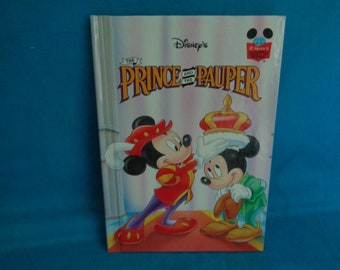 1993 Disney's The Prince and the Pauper Disney's Wonderful World of Reading book