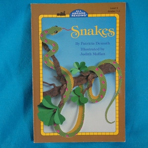 vintage 1993 Snakes by Patricia Demuth an All Aboard Reading book Level 2 Grades 1 - 3