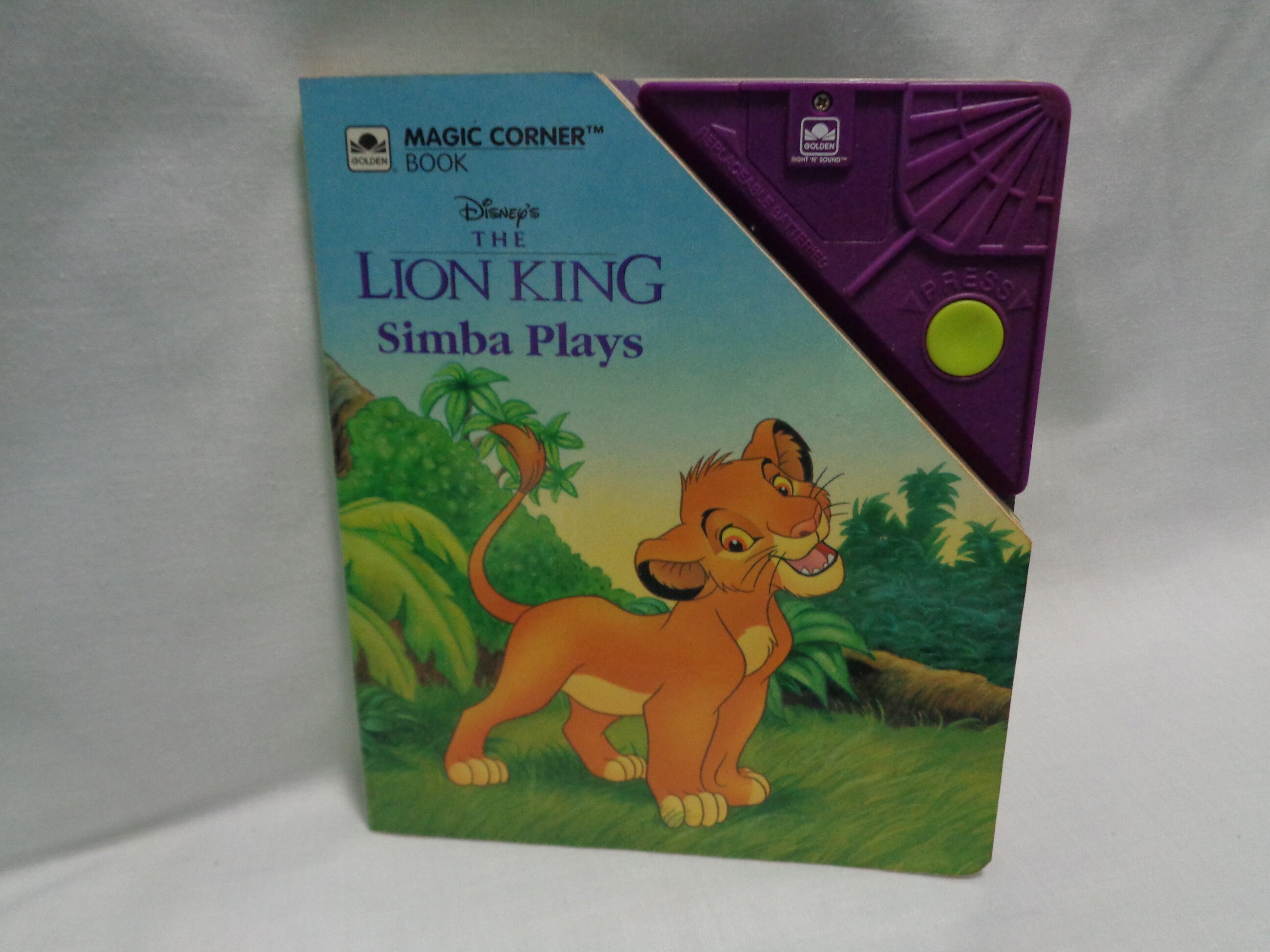 Vintage Disney's Giant Game Board Book 1994 Lion King Little