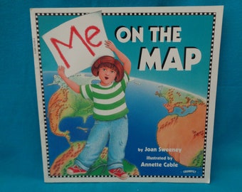 vintage 1997 Me On the Map book by Joan Sweeney