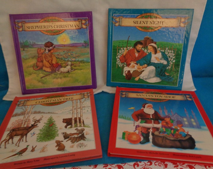 Treasury Collection 1992 Treasury Collection Set of 4 Christmas Pop-up Books: Santa's Toy ...
