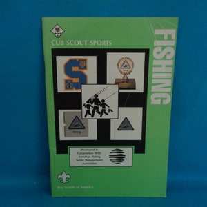 1997 Cub Scout Sports: Fishing book Boy Scouts of America