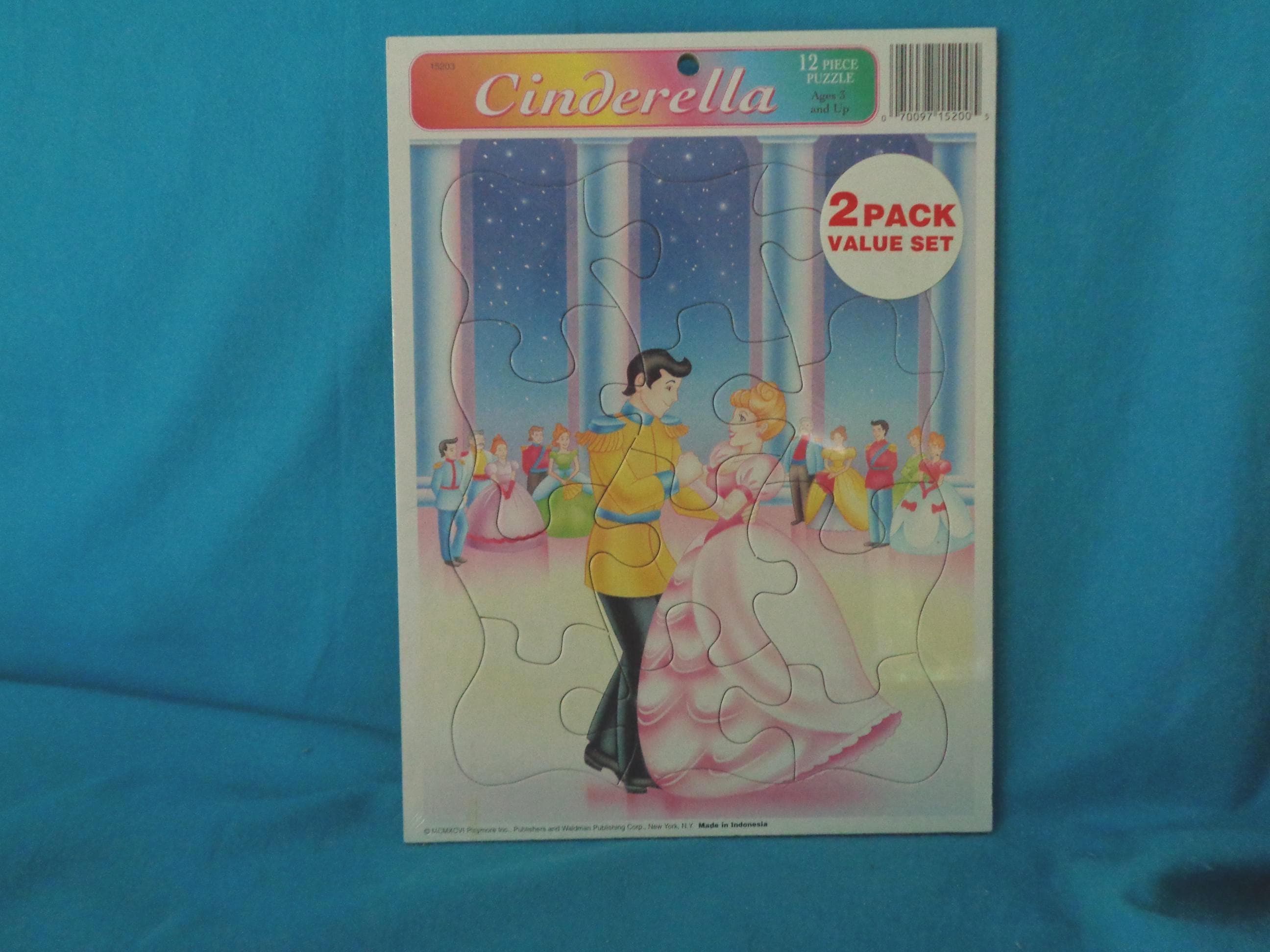 Vintage Cinderella Puzzle - Etsy
