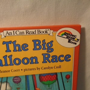 vintage 1992 The Big Balloon Race An I Can Read Book by Eleanor Coerr image 2