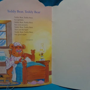 Vintage 1994 Muppet Babies Giant Book of Rhymes Golden Book Starring ...