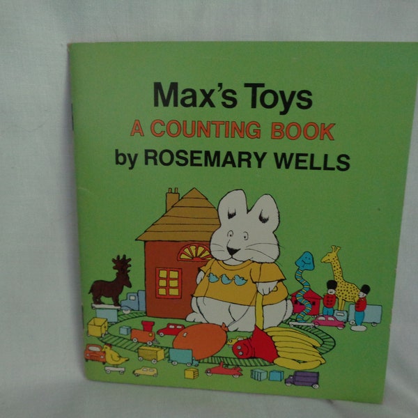 vintage 1991 Max's Toys A Counting Book by Rosemary Wells