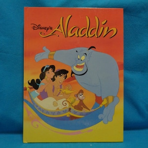 vintage 1993 Disney&#39;s Aladdin book adapted by Don Ferguson