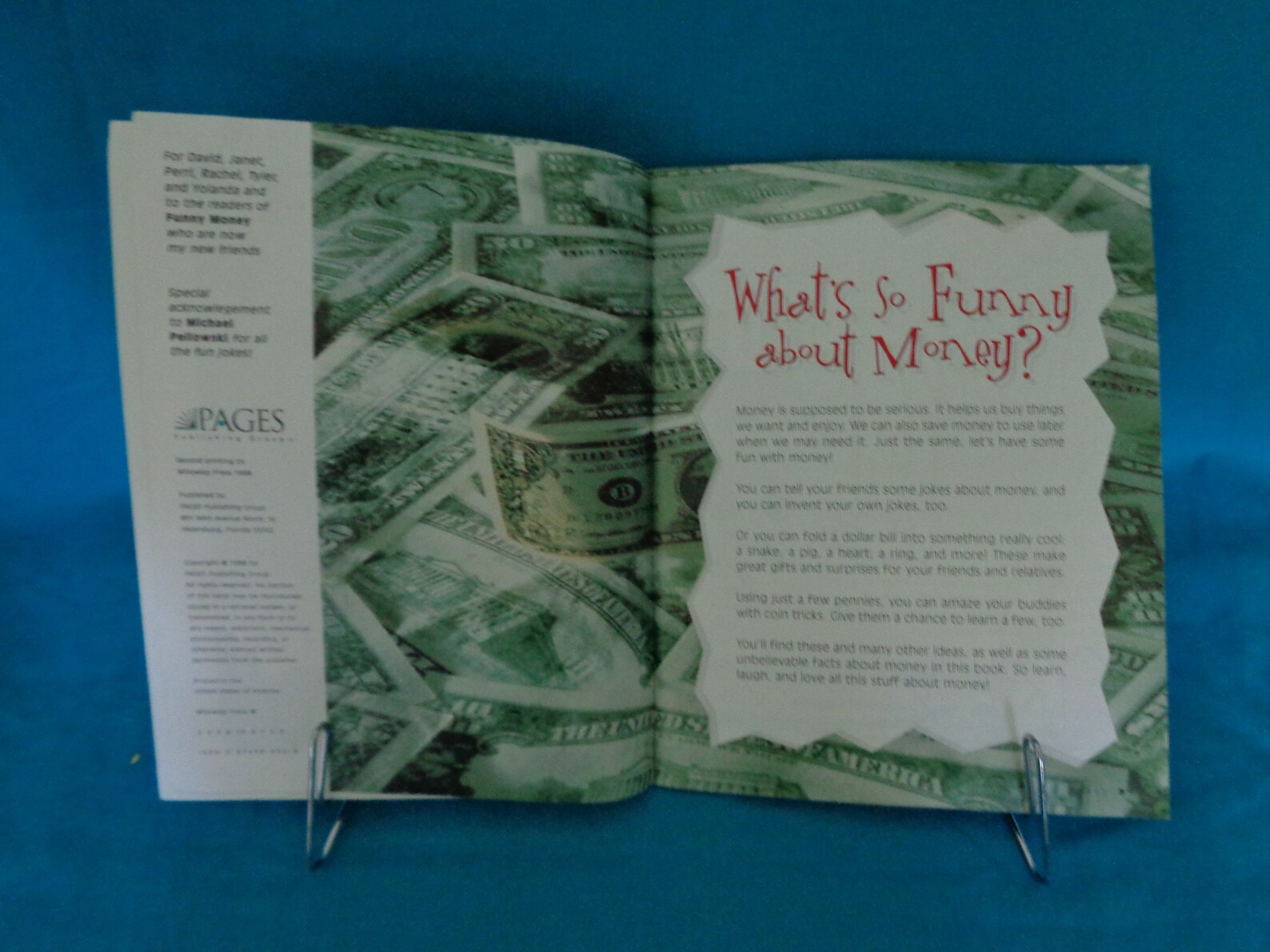 1998 Funny Money Book by Florence Temko Etsy Ireland