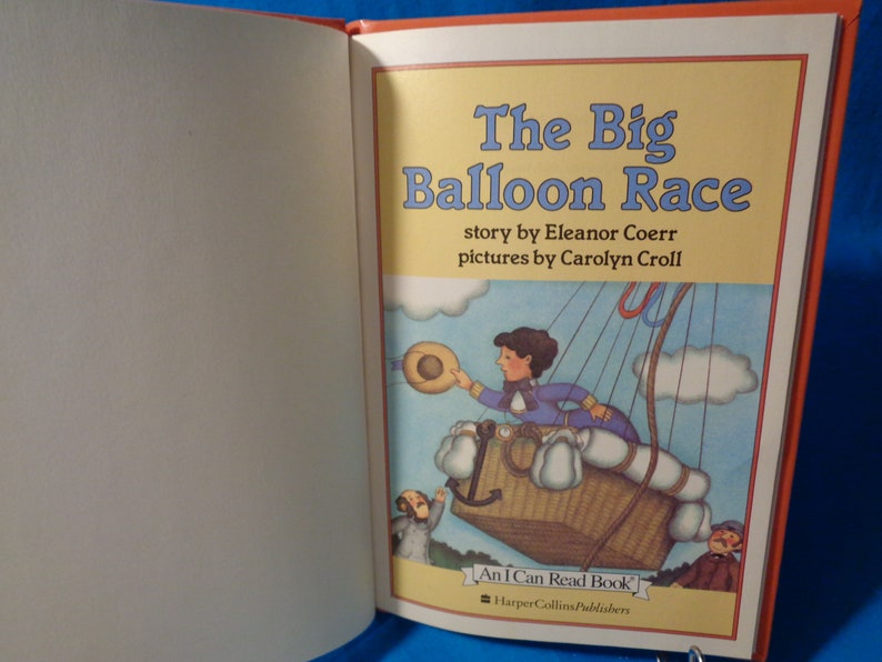 vintage 1992 The Big Balloon Race An I Can Read Book by Eleanor Coerr image 5