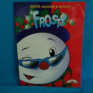 1998 Frosty Super Coloring & Activity book - unused