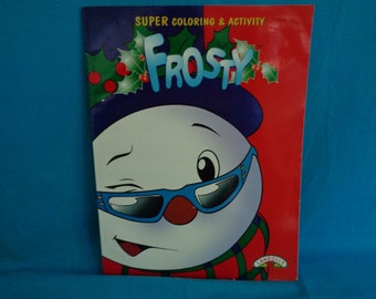 1998 Frosty Super Coloring & Activity book - unused