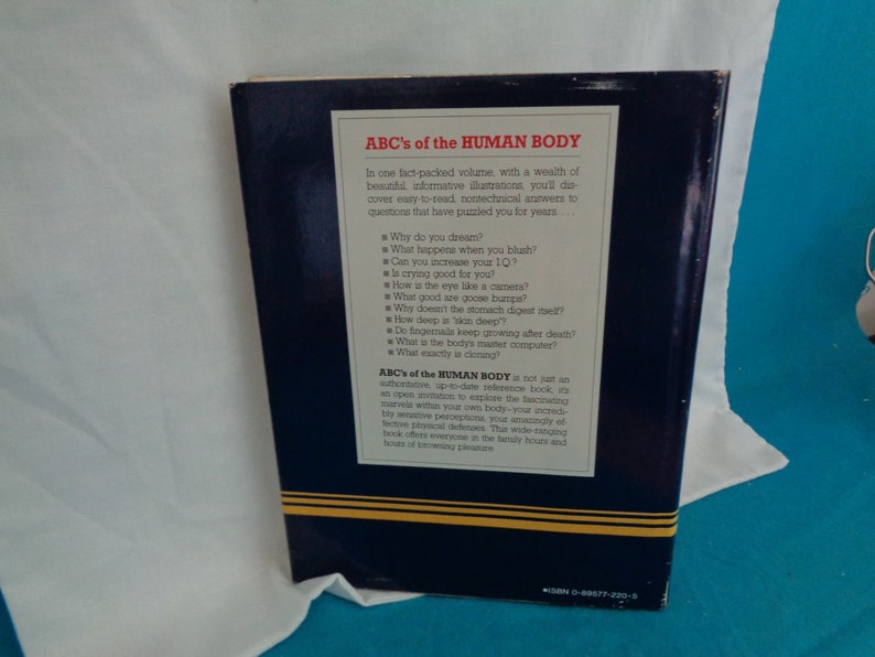 1987 Abc's of the Human Body A Family Answer Book by Reader's Digest - Etsy