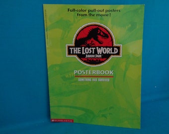 1997 The Lost World Jurassic Park PosterBook Something Has Survived book of movie posters