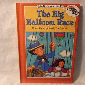 vintage 1992 The Big Balloon Race An I Can Read Book by Eleanor Coerr image 1