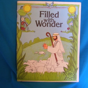 vintage 1978 Filled with Wonder Alpha Book 2 Interpreting the word: Year 1 winter  Christian Education