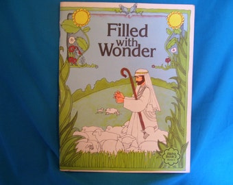 vintage 1978 Filled with Wonder Alpha Book 2 Interpreting the word: Year 1 winter  Christian Education