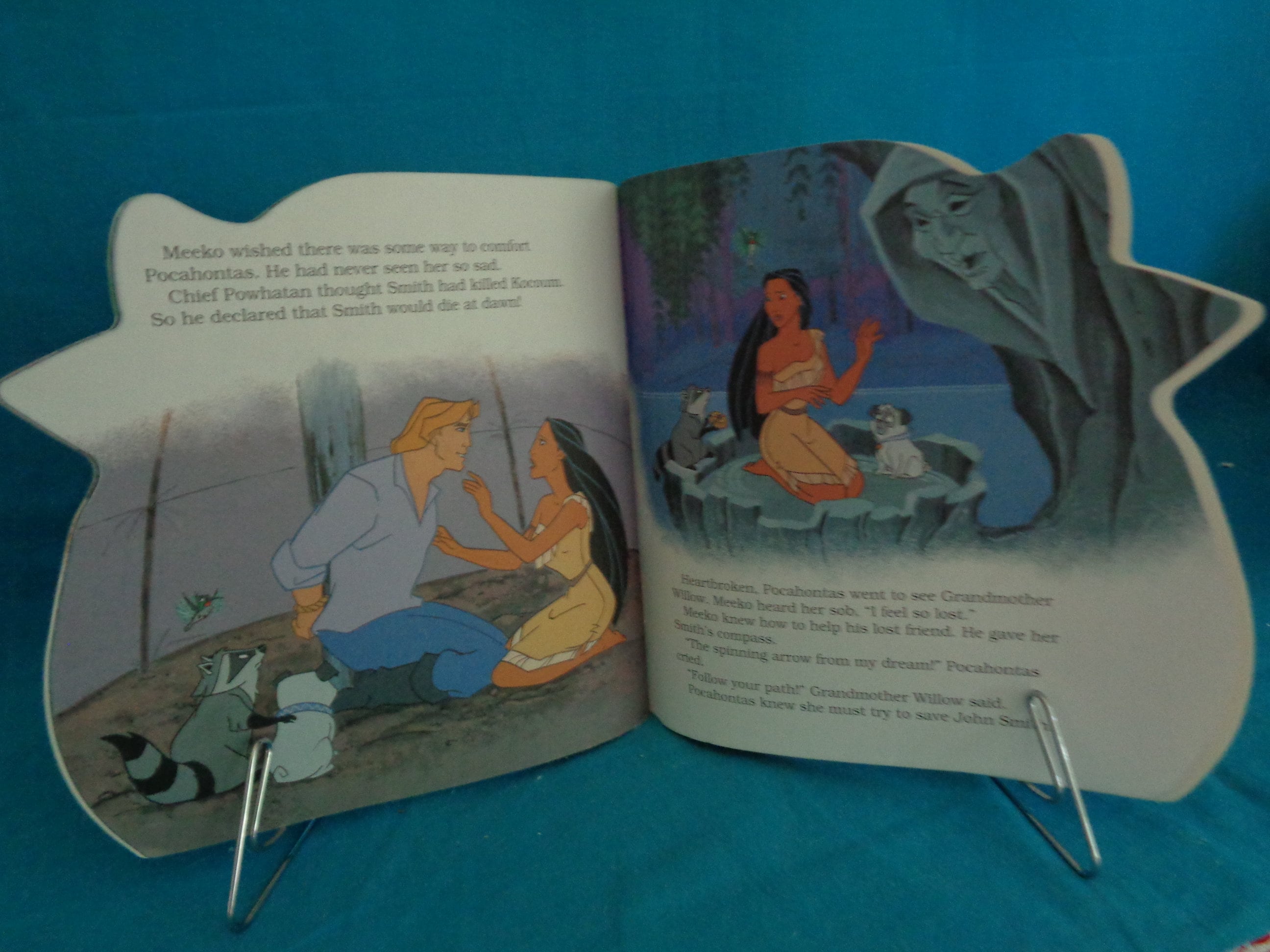 1996 Disney's Pocahontas the Raccoon's Tale A Golden Etsy(05)