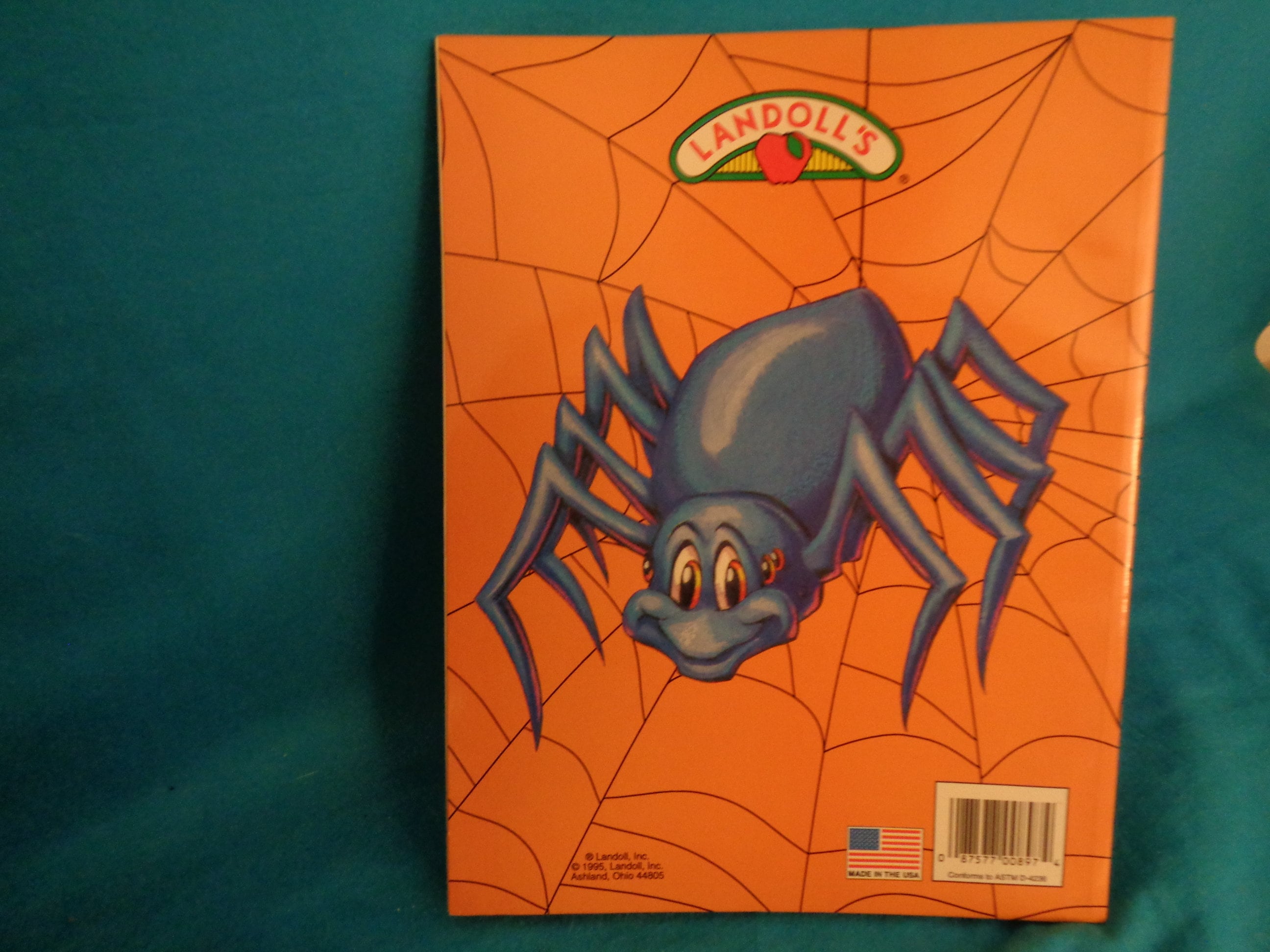 1995 Jumbo Halloween Coloring & Activity Book Unused Etsy