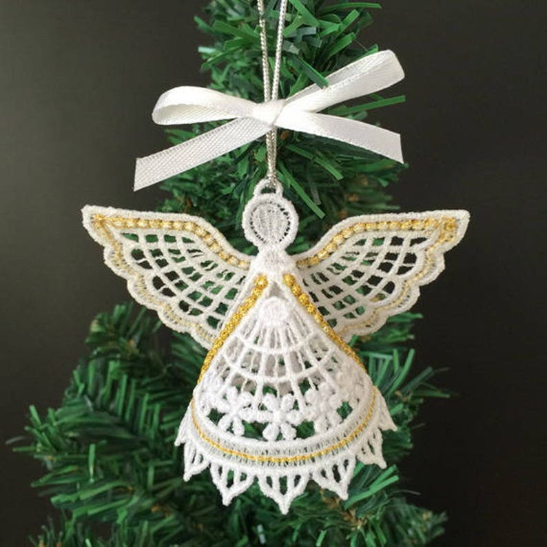 3D FSL Angels Free Standing Lace Machine Embroidery Designs - Etsy