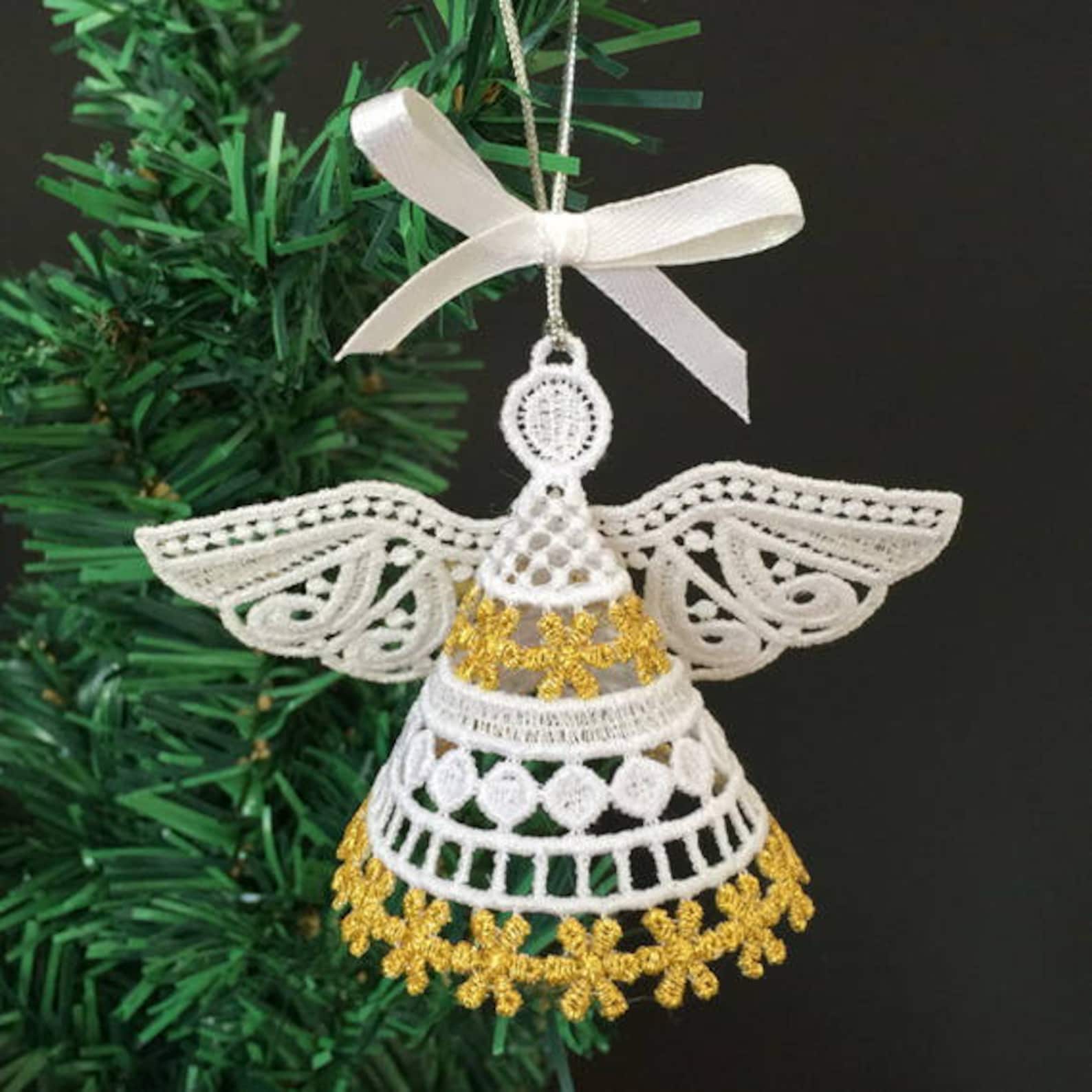 3D FSL Angels Free Standing Lace Machine Embroidery Designs Instant ...