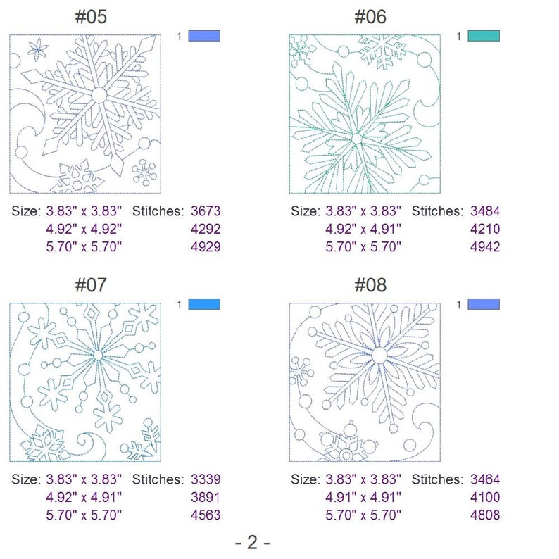 Redwork Snowflake Redwork Snowflake Quilts Machine Embroidery Designs Instant Download ...