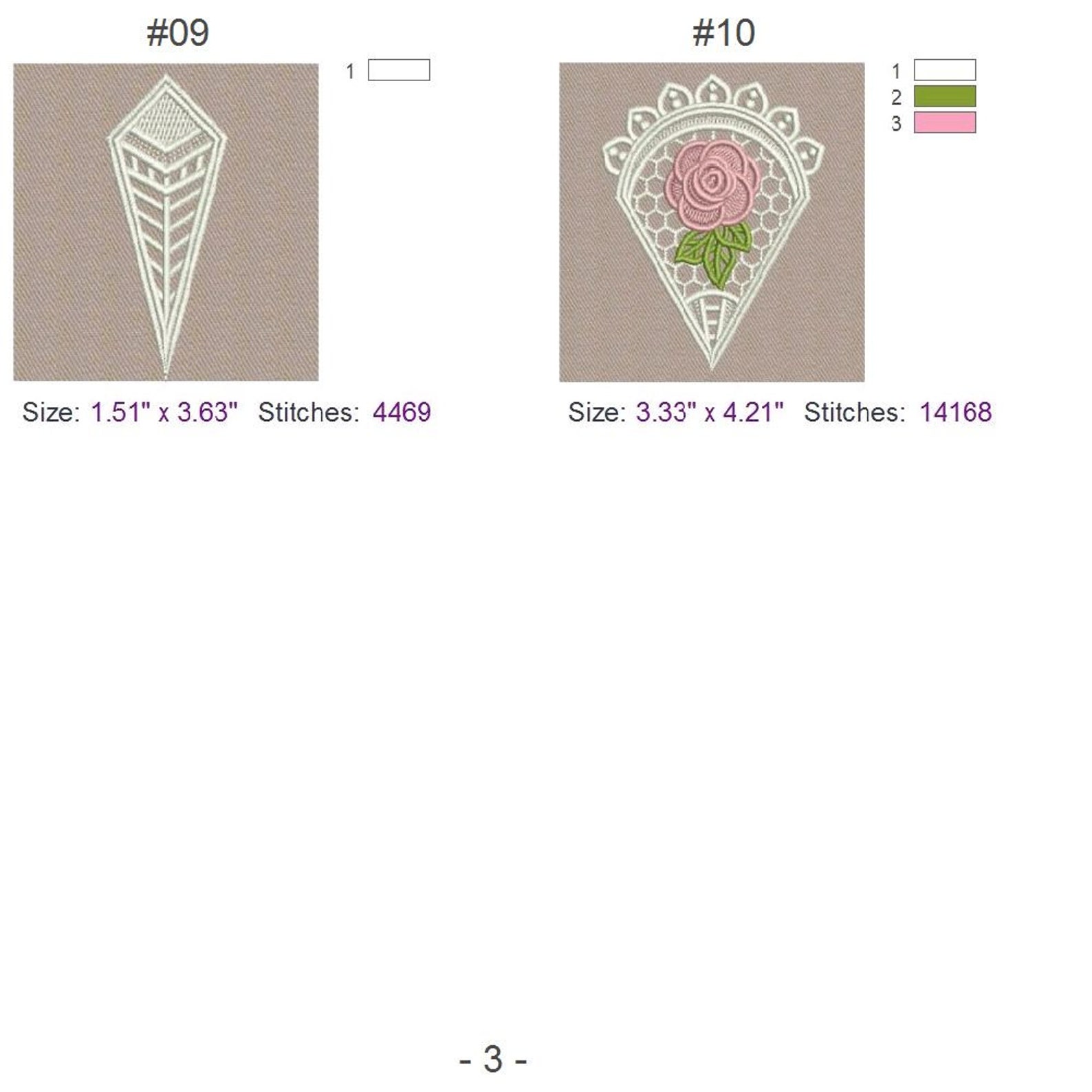 FSL Tea Doily Free Standing Lace Machine Embroidery Designs Instant ...