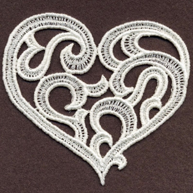 FSL Sweet Hearts Free Standing Lace Valentine Love Ornament Machine ...