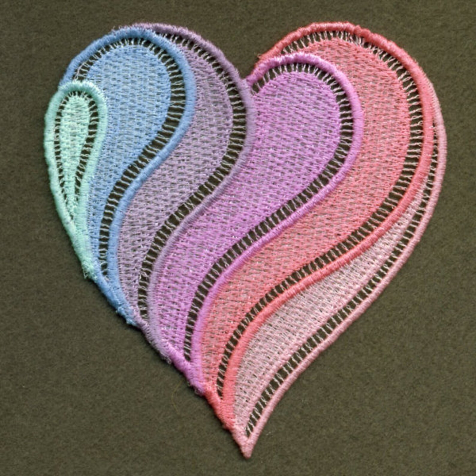 FSL Neon Hearts Free Standing Lace Valentine Love Ornament Machine ...