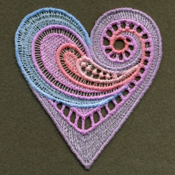 FSL Neon Hearts Free Standing Lace Valentine Love Ornament - Etsy UK