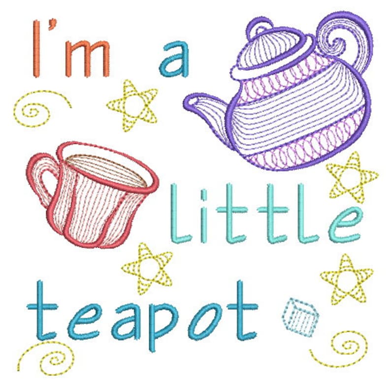 Nursery Rhymes Machine Embroidery Designs Instant Download 4x4 Etsy