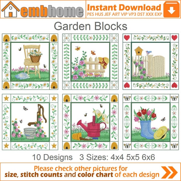 Machine Embroidery Garden Flag Designs Etsy