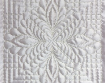 Trapunto Feather Quilt Machine Embroidery Designs Pack Instant Download 6x6 8x8 10x10 hoop 12 designs APE2557