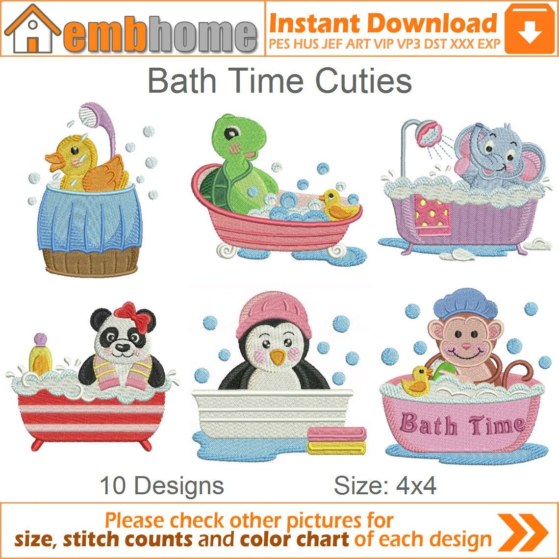 Bath Time Cuties Cartoon Animal Machine Embroidery Designs - Etsy Bath Time Cuties Cartoon Animal Machine Embroidery Designs - Etsy