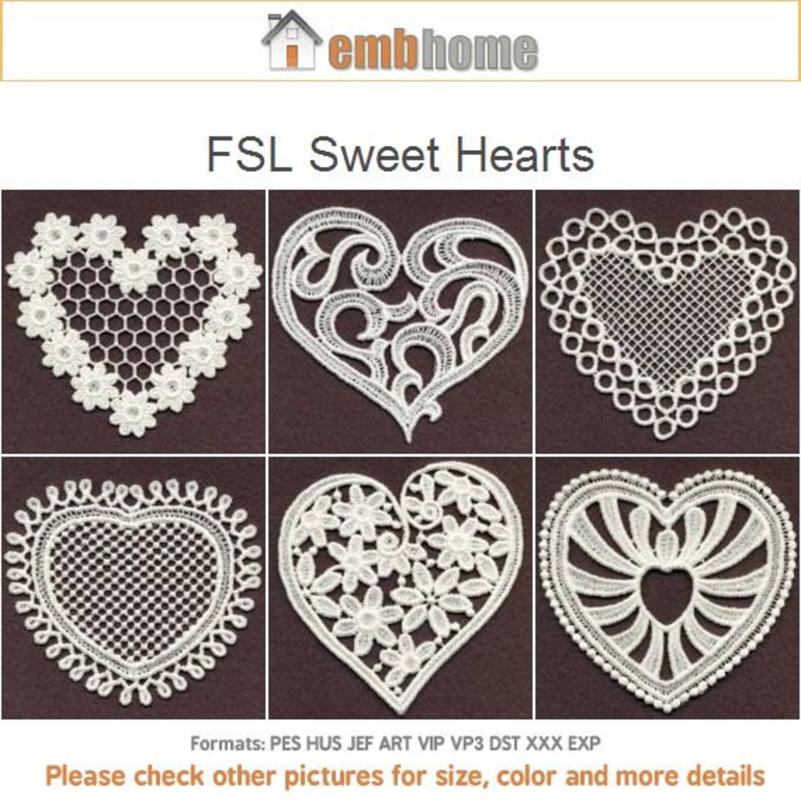 FSL Sweet Hearts Free Standing Lace Valentine Love Ornament Etsy