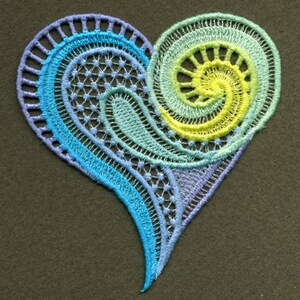 FSL Neon Hearts Free Standing Lace Valentine Love Ornament Machine ...