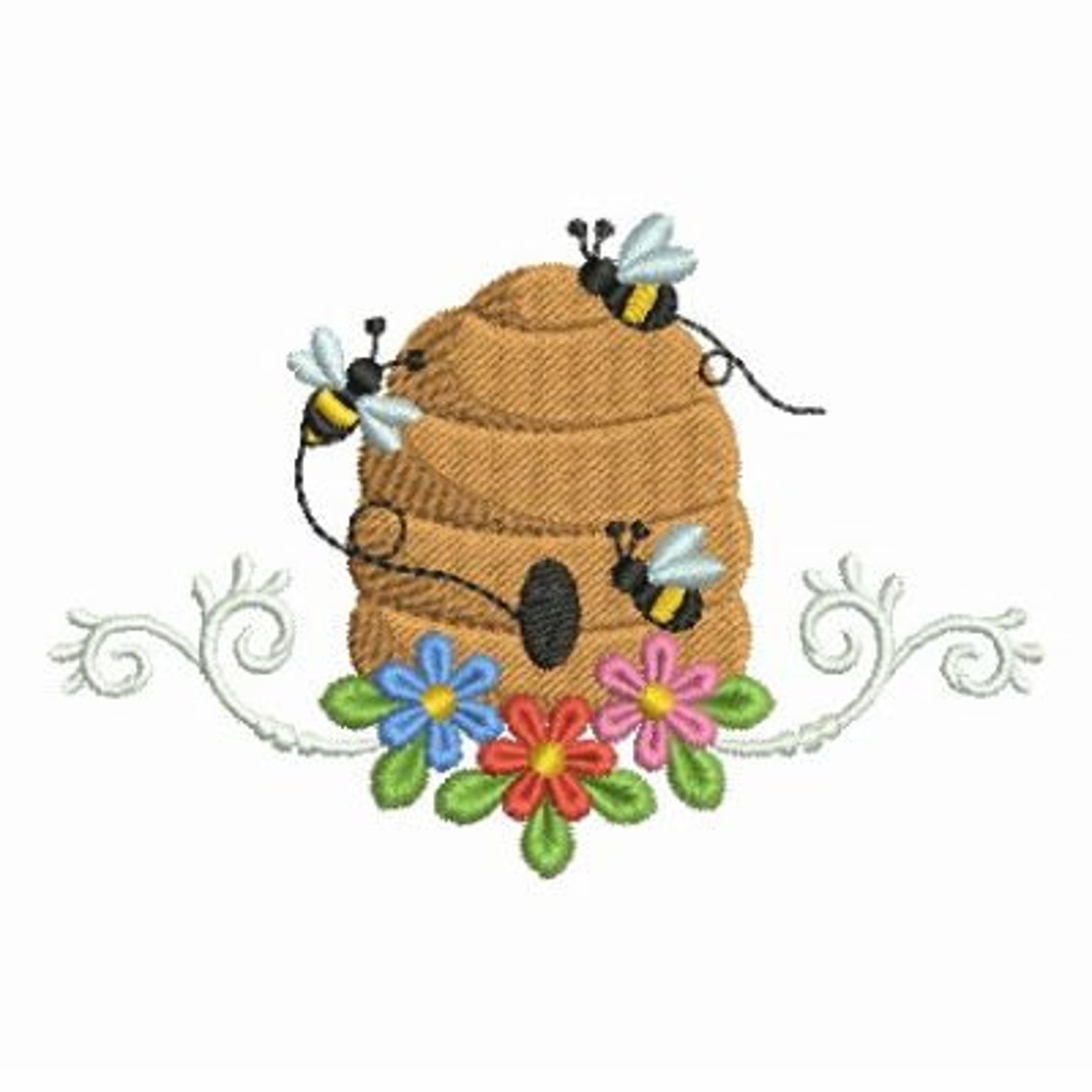 Happy bee machine jessecmault designs pack instant download 4x4  etsy