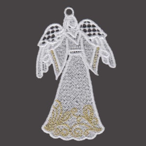 FSL Golden Angels Free Standing Lace Machine Embroidery Designs Instant ...