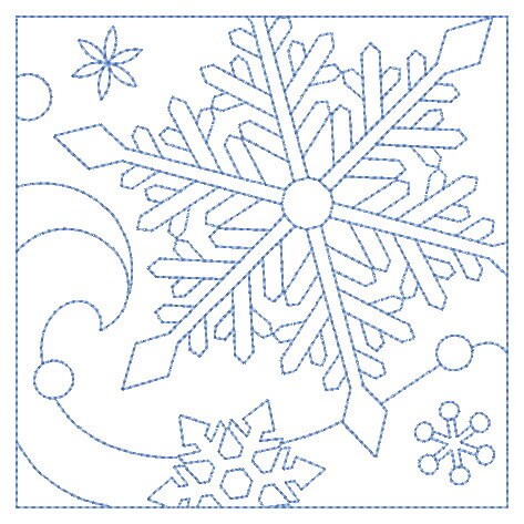Redwork Snowflake Redwork Snowflake Quilts Machine Embroidery Designs Instant Download ...