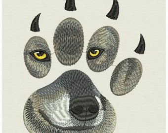 Wild Wolf Realistic Animals Machine Embroidery Designs Instant Download 4x4 5x5 hoop ETSY0001-08