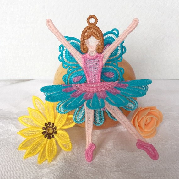 3D FSL Fairy Free Standing Lace Machine Embroidery Designs
