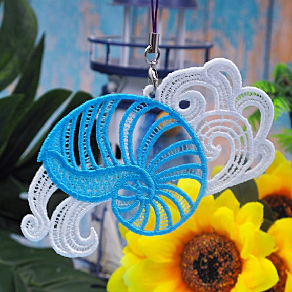 FSL Seashells Free Standing Lace Machine Embroidery Designs