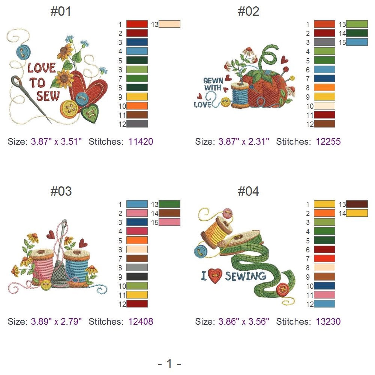 Sewing Fun Machine Embroidery Designs Pack Instant Download Etsy