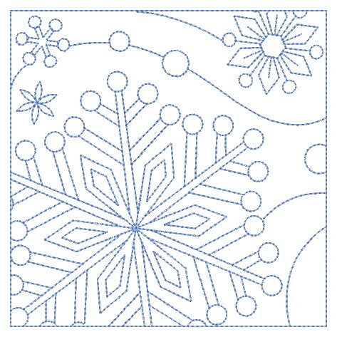 Redwork Snowflake Redwork Snowflake Quilts Machine Embroidery Designs Instant Download ...