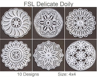FSL Dreamful Doily Free Standing Lace Machine Embroidery Designs ...