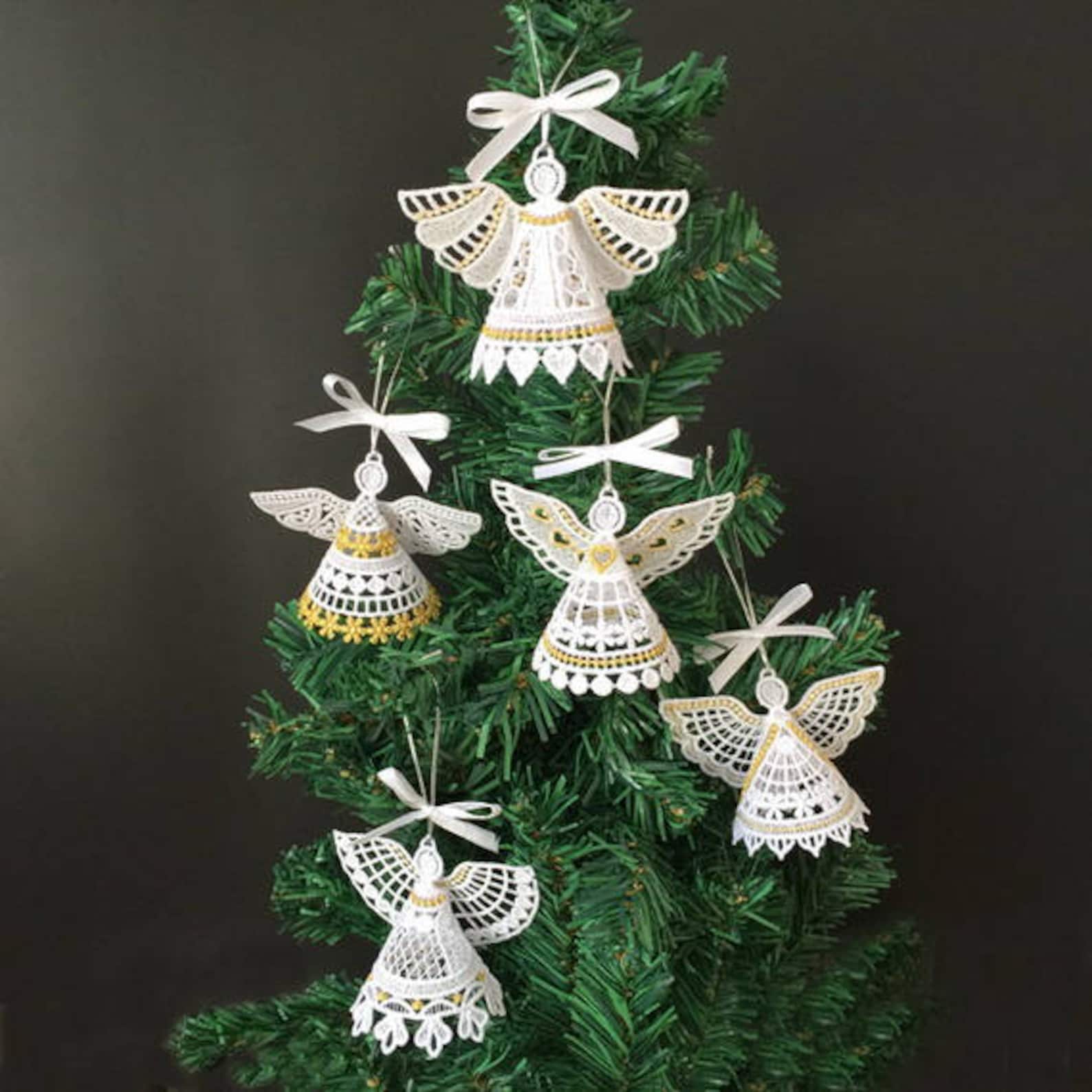3D FSL Angels Free Standing Lace Machine Embroidery Designs Instant ...