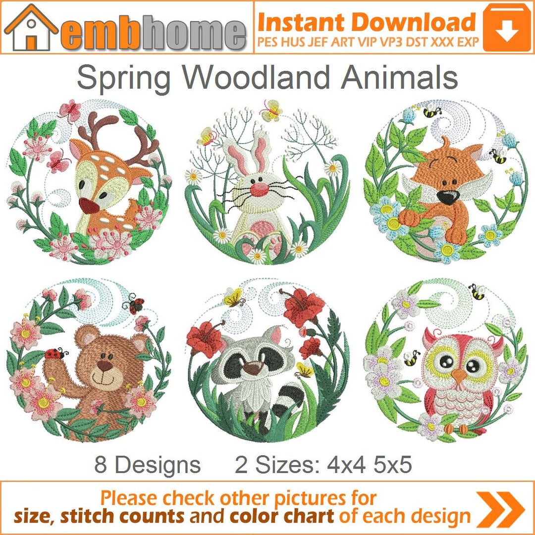 Small Animals Breeder Collection Embroidery Stickers: Cute and Durable –  CHL-STORE